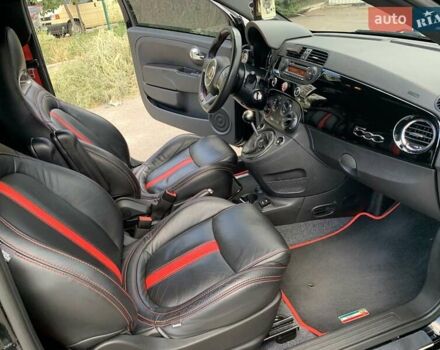 Черный Абарт Fiat 500, объемом двигателя 1.37 л и пробегом 60 тыс. км за 15500 $, фото 20 на Automoto.ua