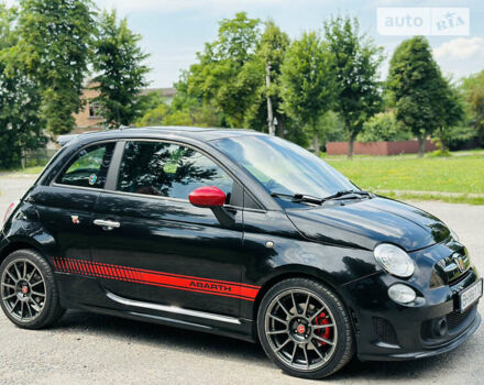 Черный Абарт Fiat 500, объемом двигателя 1.4 л и пробегом 99 тыс. км за 9100 $, фото 16 на Automoto.ua