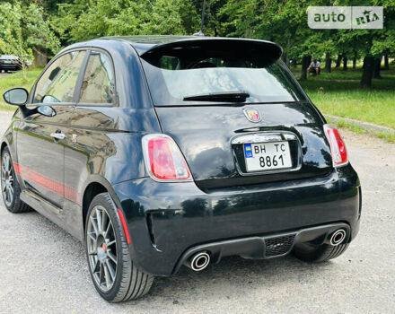 Черный Абарт Fiat 500, объемом двигателя 1.4 л и пробегом 99 тыс. км за 9100 $, фото 11 на Automoto.ua