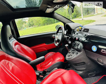 Чорний Абарт Fiat 500, об'ємом двигуна 1.4 л та пробігом 99 тис. км за 9100 $, фото 5 на Automoto.ua