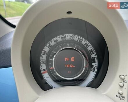 Синий Абарт Fiat 500, объемом двигателя 1.2 л и пробегом 78 тыс. км за 7500 $, фото 14 на Automoto.ua