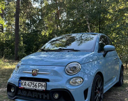 Синий Абарт Fiat 500, объемом двигателя 1.4 л и пробегом 57 тыс. км за 14750 $, фото 2 на Automoto.ua