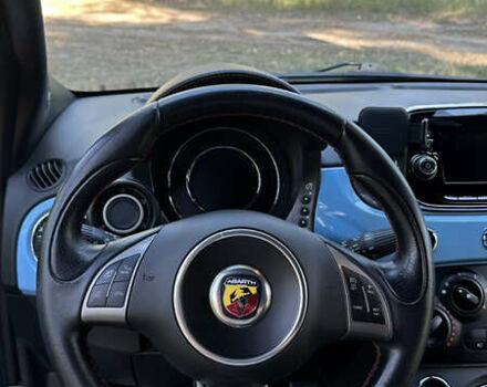 Синий Абарт Fiat 500, объемом двигателя 1.4 л и пробегом 57 тыс. км за 14750 $, фото 13 на Automoto.ua