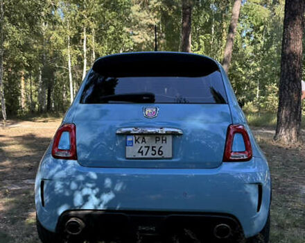 Синий Абарт Fiat 500, объемом двигателя 1.4 л и пробегом 57 тыс. км за 14750 $, фото 4 на Automoto.ua
