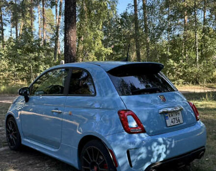 Синий Абарт Fiat 500, объемом двигателя 1.4 л и пробегом 57 тыс. км за 14750 $, фото 3 на Automoto.ua