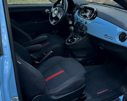 Синий Абарт Fiat 500, объемом двигателя 1.4 л и пробегом 57 тыс. км за 14750 $, фото 8 на Automoto.ua