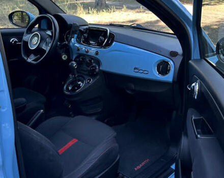 Синий Абарт Fiat 500, объемом двигателя 1.4 л и пробегом 57 тыс. км за 14750 $, фото 12 на Automoto.ua