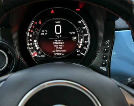 Синий Абарт Fiat 500, объемом двигателя 1.4 л и пробегом 57 тыс. км за 14750 $, фото 20 на Automoto.ua