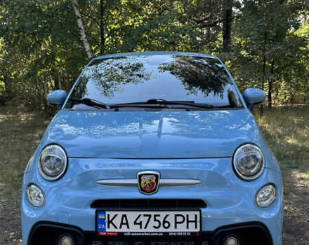Синий Абарт Fiat 500, объемом двигателя 1.4 л и пробегом 57 тыс. км за 14750 $, фото 1 на Automoto.ua