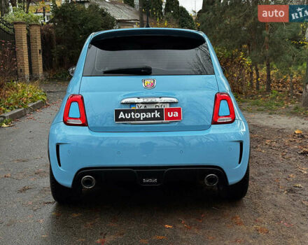 Синий Абарт Fiat 500, объемом двигателя 1.4 л и пробегом 59 тыс. км за 13790 $, фото 10 на Automoto.ua