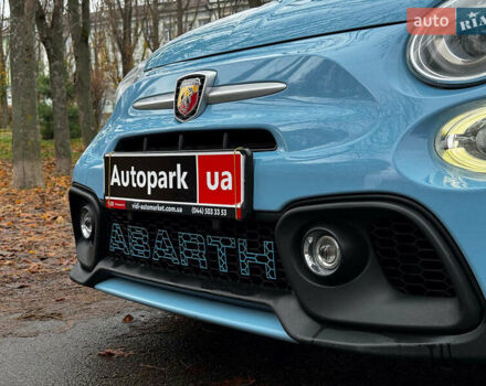 Синий Абарт Fiat 500, объемом двигателя 1.4 л и пробегом 59 тыс. км за 13790 $, фото 9 на Automoto.ua