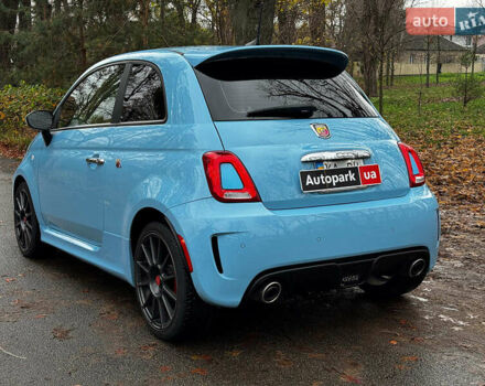Синий Абарт Fiat 500, объемом двигателя 1.4 л и пробегом 59 тыс. км за 13790 $, фото 8 на Automoto.ua