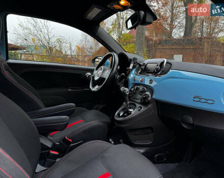 Синий Абарт Fiat 500, объемом двигателя 1.4 л и пробегом 59 тыс. км за 13790 $, фото 17 на Automoto.ua