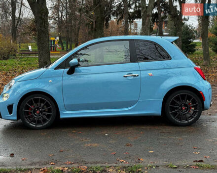 Синий Абарт Fiat 500, объемом двигателя 1.4 л и пробегом 59 тыс. км за 13790 $, фото 7 на Automoto.ua