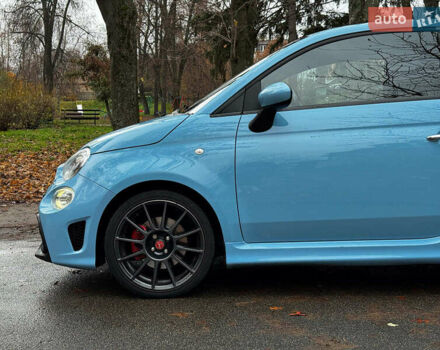 Синий Абарт Fiat 500, объемом двигателя 1.4 л и пробегом 59 тыс. км за 13790 $, фото 4 на Automoto.ua