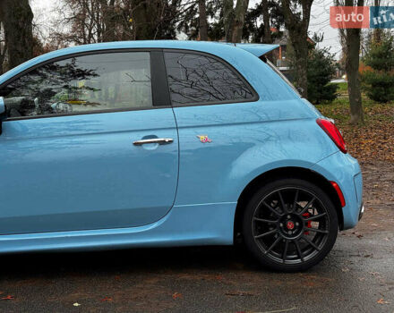 Синий Абарт Fiat 500, объемом двигателя 1.4 л и пробегом 59 тыс. км за 13790 $, фото 5 на Automoto.ua