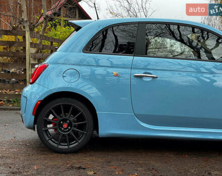 Синий Абарт Fiat 500, объемом двигателя 1.4 л и пробегом 59 тыс. км за 13790 $, фото 12 на Automoto.ua