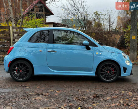 Синий Абарт Fiat 500, объемом двигателя 1.4 л и пробегом 59 тыс. км за 13790 $, фото 15 на Automoto.ua
