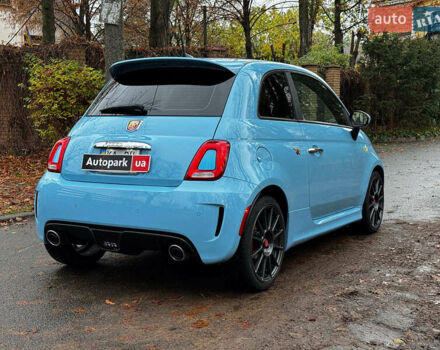 Синий Абарт Fiat 500, объемом двигателя 1.4 л и пробегом 59 тыс. км за 13790 $, фото 11 на Automoto.ua
