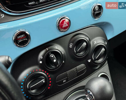 Синий Абарт Fiat 500, объемом двигателя 1.4 л и пробегом 59 тыс. км за 13790 $, фото 29 на Automoto.ua