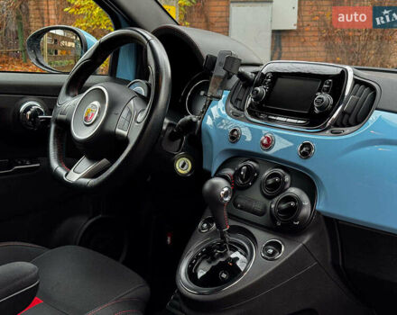 Синий Абарт Fiat 500, объемом двигателя 1.4 л и пробегом 59 тыс. км за 13790 $, фото 14 на Automoto.ua