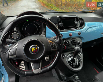 Синий Абарт Fiat 500, объемом двигателя 1.4 л и пробегом 59 тыс. км за 13790 $, фото 26 на Automoto.ua