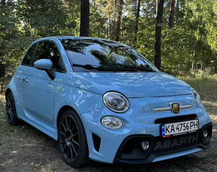 Синий Абарт Fiat 500, объемом двигателя 1.4 л и пробегом 57 тыс. км за 14750 $, фото 1 на Automoto.ua
