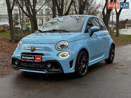 Синий Абарт Fiat 500, объемом двигателя 1.4 л и пробегом 59 тыс. км за 13790 $, фото 1 на Automoto.ua