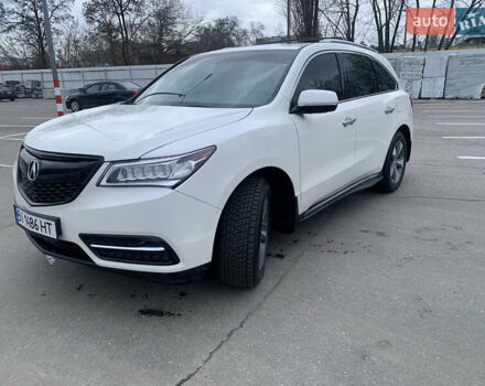 Белый Акура МДХ, объемом двигателя 3.5 л и пробегом 132 тыс. км за 23589 $, фото 2 на Automoto.ua