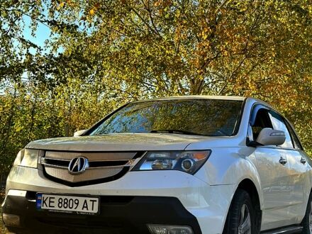 Акура МДХ 2008 у Дніпро (Дніпропетровську) на Automoto.ua Білий Акура МДХ, об'ємом двигуна 3.7 л та пробігом 155 тис. км за 11000 $, фото 1 на Automoto.ua