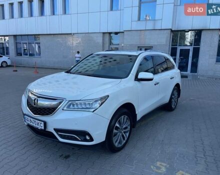 Белый Акура МДХ, объемом двигателя 3.47 л и пробегом 160 тыс. км за 19500 $, фото 1 на Automoto.ua