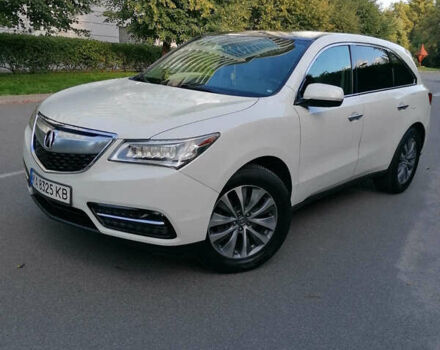 Белый Акура МДХ, объемом двигателя 3.5 л и пробегом 220 тыс. км за 13950 $, фото 1 на Automoto.ua