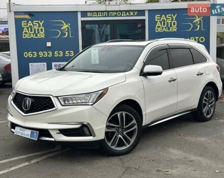 Белый Акура МДХ, объемом двигателя 3.47 л и пробегом 60 тыс. км за 23990 $, фото 1 на Automoto.ua