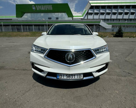 Белый Акура МДХ, объемом двигателя 3.47 л и пробегом 160 тыс. км за 26500 $, фото 1 на Automoto.ua