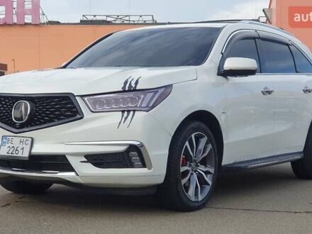 Белый Акура МДХ, объемом двигателя 3.47 л и пробегом 185 тыс. км за 23500 $, фото 1 на Automoto.ua