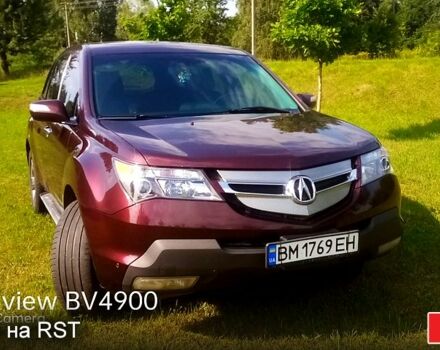 Красный Акура МДХ, объемом двигателя 3.7 л и пробегом 216 тыс. км за 12500 $, фото 1 на Automoto.ua