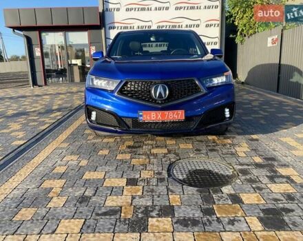 Синий Акура МДХ, объемом двигателя 3.5 л и пробегом 185 тыс. км за 23999 $, фото 1 на Automoto.ua