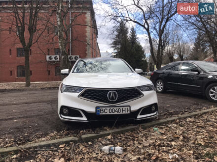Белый Акура ТЛХ, объемом двигателя 3.5 л и пробегом 105 тыс. км за 21300 $, фото 1 на Automoto.ua