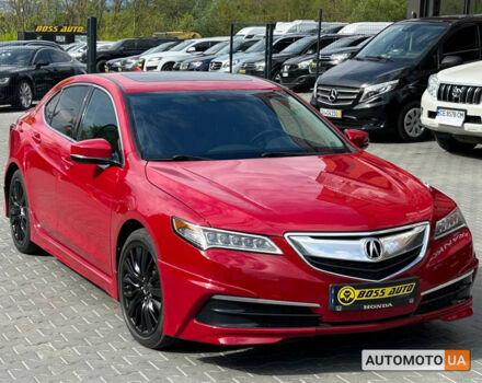 Красный Акура ТЛХ, объемом двигателя 3.5 л и пробегом 90 тыс. км за 18000 $, фото 1 на Automoto.ua