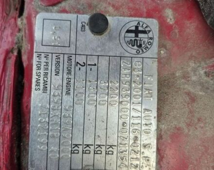 Красный Альфа 159, объемом двигателя 2.4 л и пробегом 204 тыс. км за 5849 $, фото 7 на Automoto.ua