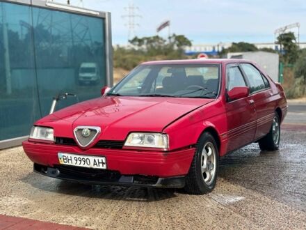 Красный Альфа 164, объемом двигателя 2 л и пробегом 200 тыс. км за 850 $, фото 1 на Automoto.ua