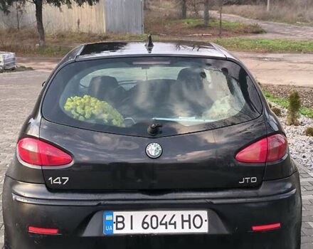 Чорний Альфа Ромео 147, об'ємом двигуна 1.91 л та пробігом 390 тис. км за 3000 $, фото 4 на Automoto.ua