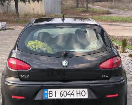 Черный Альфа Ромео 147, объемом двигателя 1.9 л и пробегом 390 тыс. км за 3000 $, фото 3 на Automoto.ua