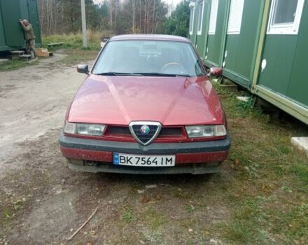 Красный Альфа Ромео 155, объемом двигателя 2 л и пробегом 255 тыс. км за 1500 $, фото 1 на Automoto.ua