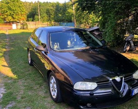 Черный Альфа Ромео 156, объемом двигателя 2.4 л и пробегом 300 тыс. км за 1500 $, фото 1 на Automoto.ua