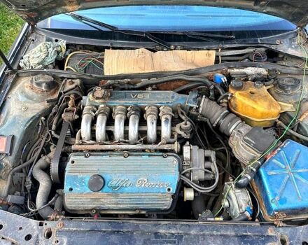 Черный Альфа Ромео 164, объемом двигателя 3 л и пробегом 400 тыс. км за 1950 $, фото 4 на Automoto.ua