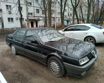 Черный Альфа Ромео 164, объемом двигателя 2 л и пробегом 300 тыс. км за 1050 $, фото 1 на Automoto.ua