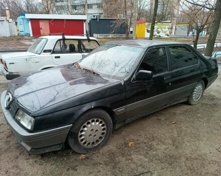 Черный Альфа Ромео 164, объемом двигателя 2 л и пробегом 300 тыс. км за 1050 $, фото 3 на Automoto.ua