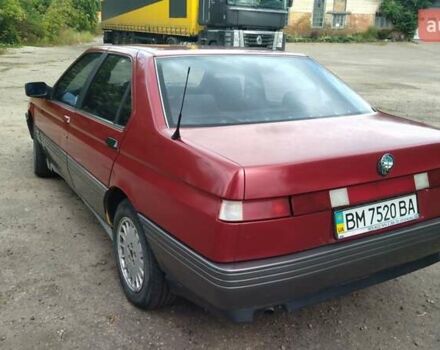 Красный Альфа Ромео 164, объемом двигателя 3 л и пробегом 270 тыс. км за 1400 $, фото 3 на Automoto.ua