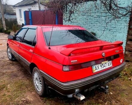 Красный Альфа Ромео 164, объемом двигателя 2 л и пробегом 100 тыс. км за 2000 $, фото 2 на Automoto.ua